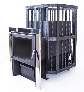 Печь банная НМК Катунь со стеклом