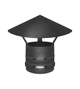 Зонт Везувий BLACK (AISI 430/0,5мм) д.120
